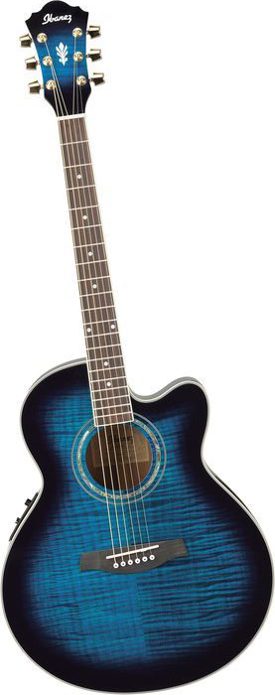 Ibanez blue guitar sm