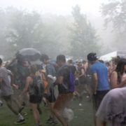 bad weather at music festival