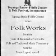 Topanga Recognition Award 2011