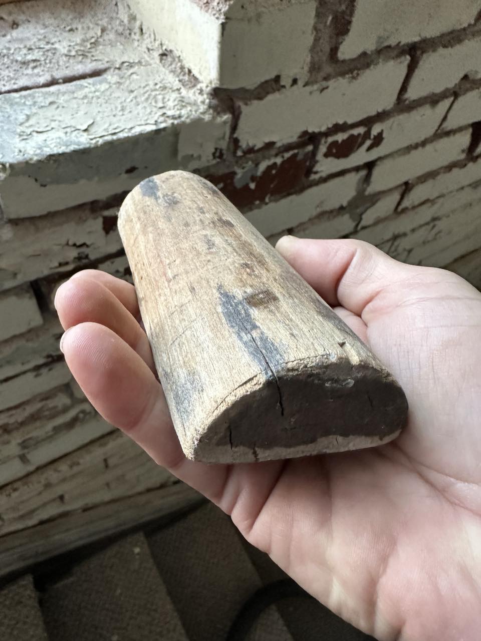 vintage wood sanding block
