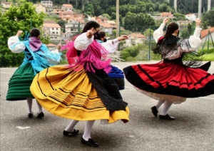 Swirling Dancers brightly colored